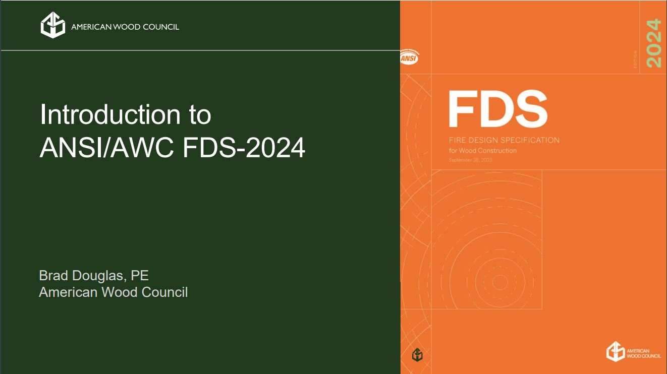 Introduction To ANSI AWC FDS 2024 AWCLearn